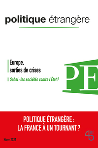 Image de Politique étrangère n° 4/2021 : Politique étrangère : la France à un tournant ? - Décembre 2021