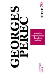 Picture of Tentative d'épuisement d'un lieu parisien