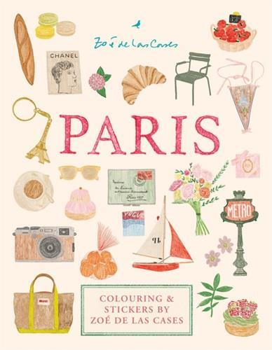 Picture of Paris - Colouring and stickers by ZoE de Las Cases /anglais