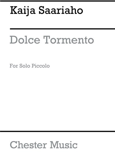 Image de KAIJA SAARIAHO : DOLCE TORMENTO (SOLO PICCOLO)