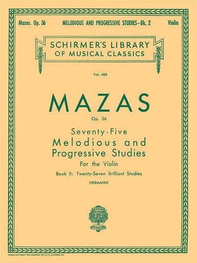 Picture of 75 MELODIOUS AND PROGRESSIVE STUDIES, OP. 36 BK 2