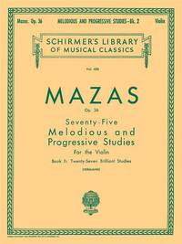 Picture of 75 MELODIOUS AND PROGRESSIVE STUDIES, OP. 36 BK 2