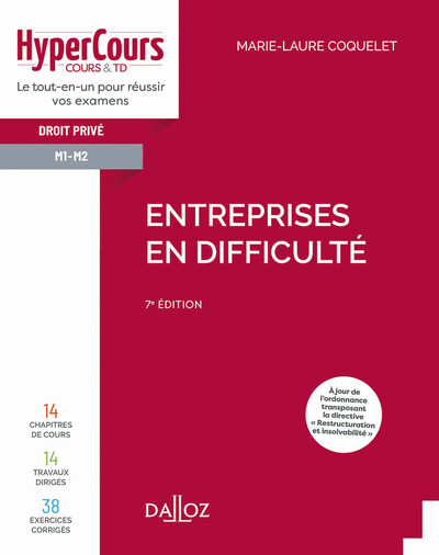 Picture of Entreprises en difficulté 7ed