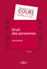 Picture of Droit des personnes. 4e éd.