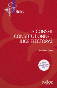 Picture of Le Conseil constitutionnel, juge électoral