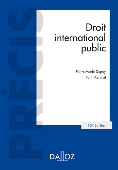 Image de Droit international public 15ed