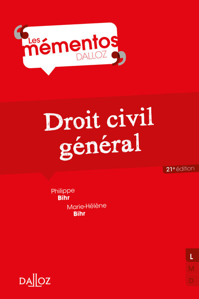 Image de Droit civil général. 21e éd.