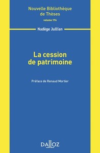 Image de La cession de patrimoine - Volume 174
