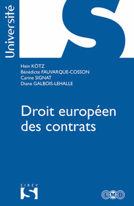 Picture of Droit européen des contrats