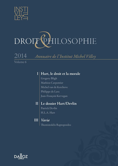 Image de Droit & Philosophie. Annuaire de l'Institut Michel Villey 2014 - Volume 6