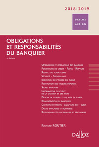 Image de Obligations et responsabilités du banquier 2018/2019. 4e éd.