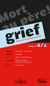 Picture of Grief. Revue sur les mondes du droit 2019 - N° 6 Partie 1