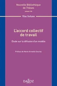 Picture of L'accord collectif de travail - Volume 166 Étude sur la diffusion d'un modèle