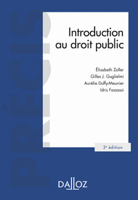 Picture of Introduction au droit public 3ed
