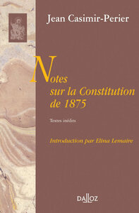 Image de Notes sur la constitution de 1875