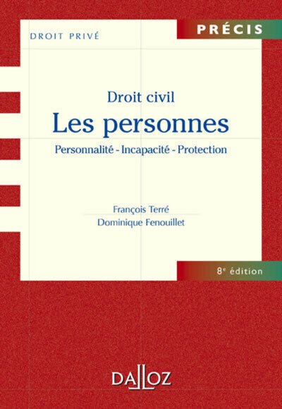 Picture of Droit civil. Les personnes. 8e éd.