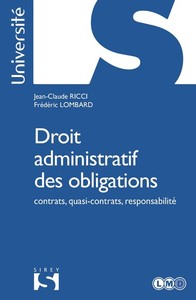 Image de Droit administratif des obligations - contrats, quasi-contrats, responsabilité