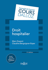 Image de Droit hospitalier 11ed