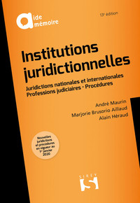 Picture of Institutions juridictionnelles 13ed