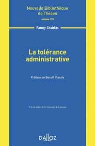 Picture of La tolérance administrative - Volume 173
