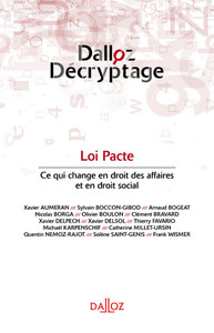 Picture of Loi PACTE - Ce qui change en droit des affaires et en droit social