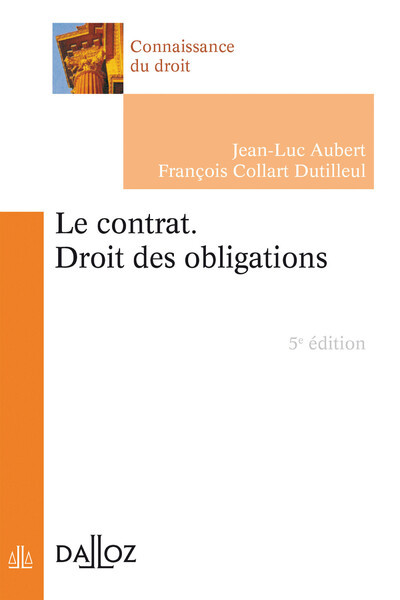 Image de Le contrat. Droit des obligations. 5e éd.