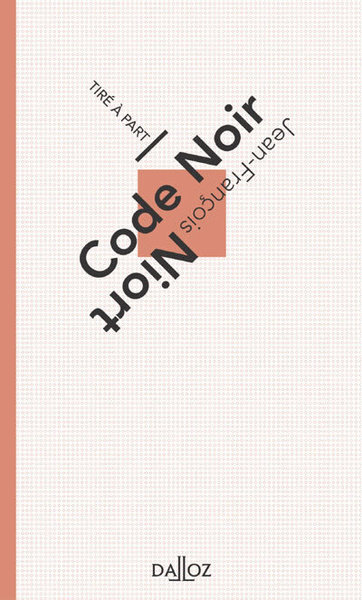 Picture of Code noir - Volume 3