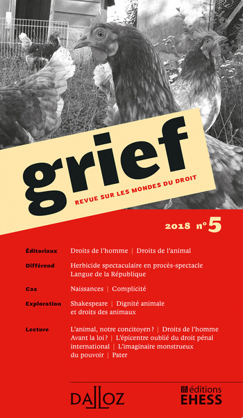 Picture of Grief. Revue sur les mondes du droit 2018 - N° 8