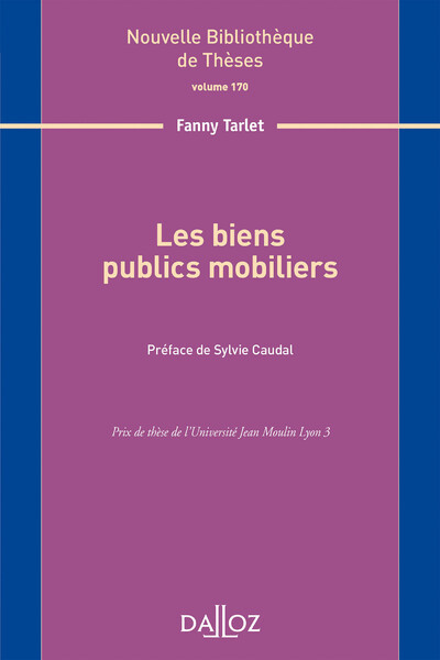 Picture of Les biens publics mobiliers - Volume 170