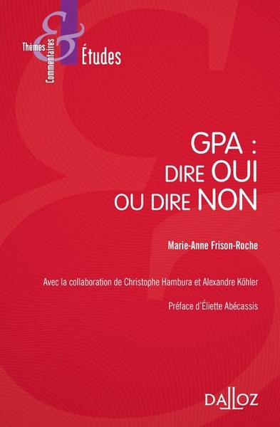 Image de GPA: dire OUI ou dire NON