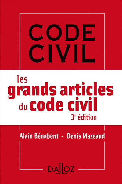 Picture of Les grands articles du code civil