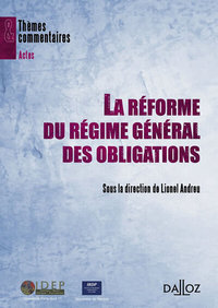 Image de La réforme du régime général des obligations