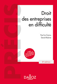 Image de Droit des entreprises en difficulté 8ed
