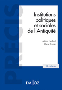 Picture of Institutions politiques et sociales de l'Antiquité 12ed