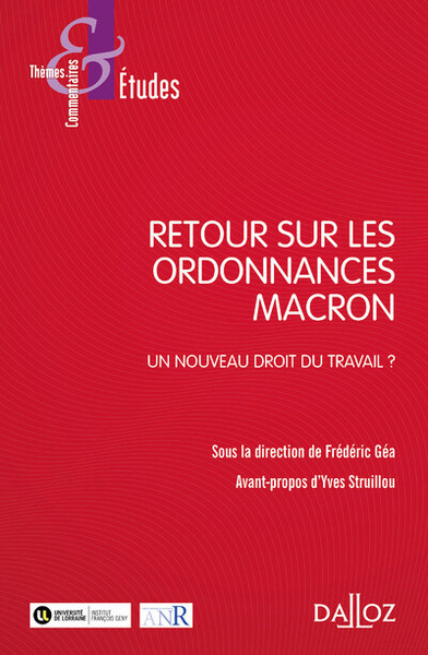 Picture of Retour sur les ordonnances Macron - Un Nouveau droit du travail ?