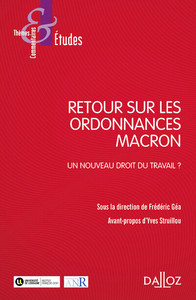 Picture of Retour sur les ordonnances Macron - Un Nouveau droit du travail ?