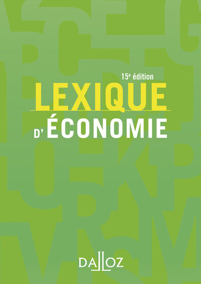 Image de Lexique d'économie 15ed