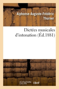 Picture of Dictées musicales d'intonation