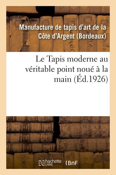 Image de Le Tapis moderne au véritable point noué à la main