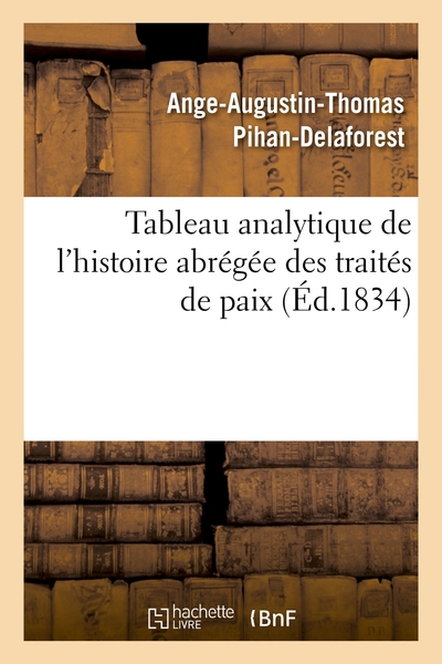 Picture of Tableau analytique de l'histoire abrégée des traités de paix