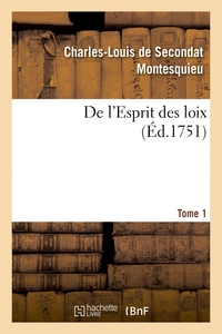 Picture of De l'Esprit des loix ou Du rapport que les loix doivent avoir avec la constitution
