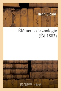 Image de Éléments de zoologie