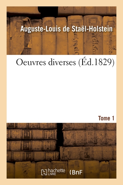 Image de Oeuvres diverses. Tome 1