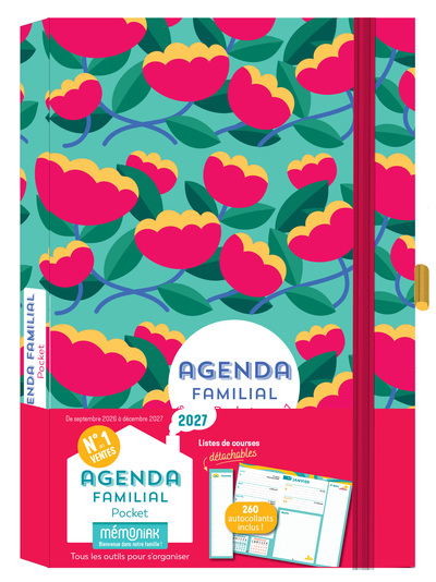 Image de Agenda familial Mémoniak pocket, sept. 2026 à déc. 2027