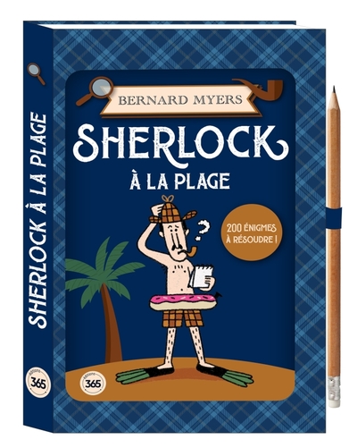 Image de Sherlock à la plage - crayon offert
