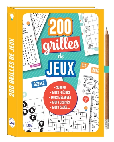 Picture of 200 grilles de jeux - un crayon offert