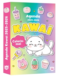 Picture of Agenda scolaire 2025-2026 Kawaï Colorie-moi