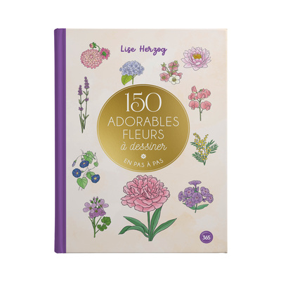 Image de 150 adorables fleurs à dessiner en pas à pas