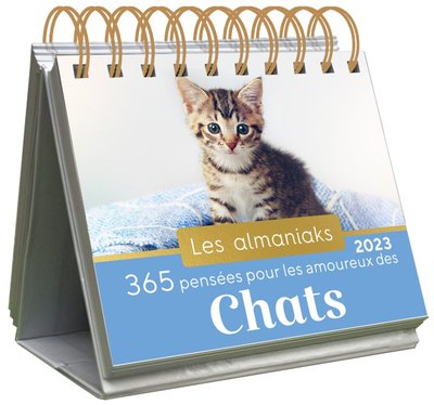 Image de Almaniak 365 pensées pour les amoureux des chats 2023 - Calendrier 1 photo par jour