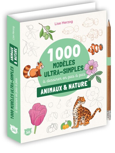 Image de 1000 modèles ultra simples à dessiner en pas à pas - Animaux & nature